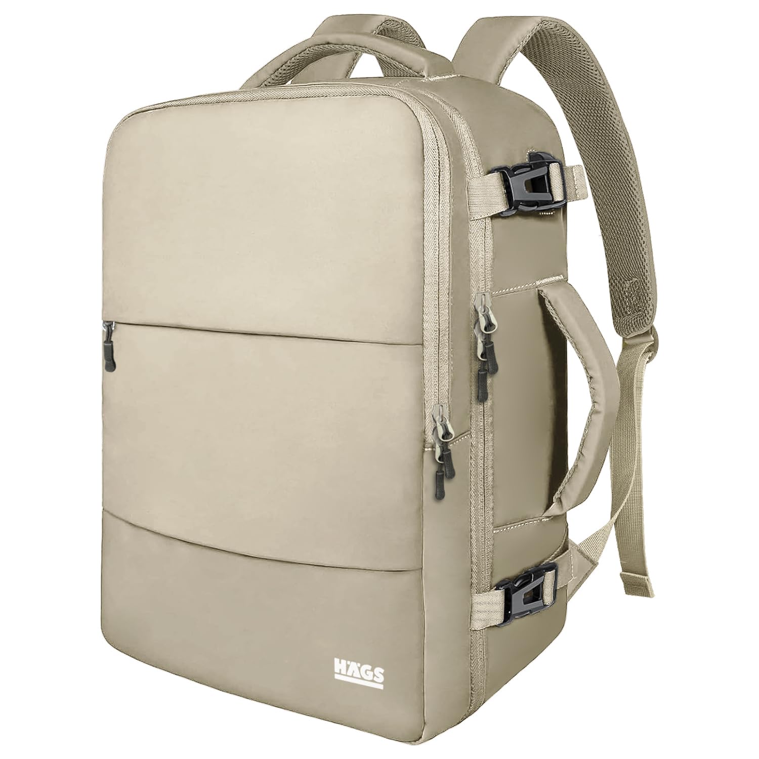 Haegs Laptop Sırt Çantası, Seyahat Çantası Hafif El Çantası Küçük Bavul Valiz, Uçak Onaylı Kabin Çantası, Erkek ve Bayan İçin, 15.6 inç Notebook Dizüstü Bilgisayar Laptop Macbook Çantası