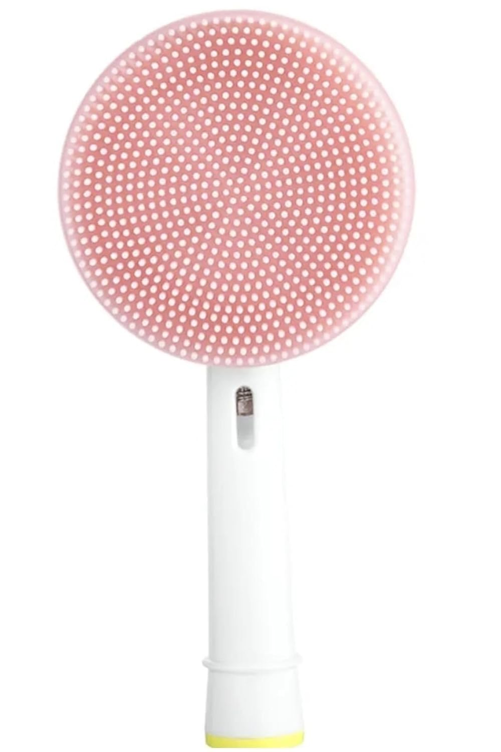 Şarjlı ve Pilli Diş Fırçaları ile Uyumlu Silikon Yüz Temizleme ve Masaj Aparatı – Pembe