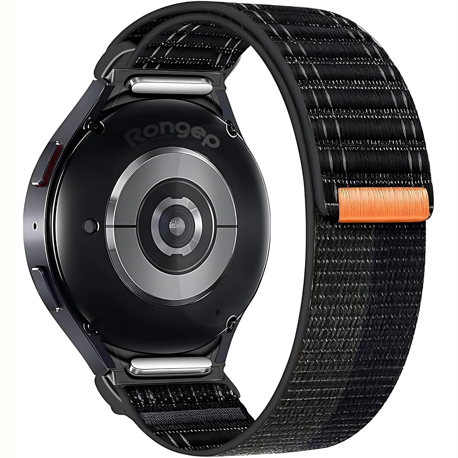 Rongep Yeni Nesil Bağlantı Comfort Loop 20mm Kordon Samsung ile Uyumlu Galaxy Watch 7/6/5/4 Serisi için Galaxy Watch 7 Kordon (40mm/44mm) Watch 6/4 Classic (47/43/42mm) Watch 5 Pro Uyumlu (Siyah)