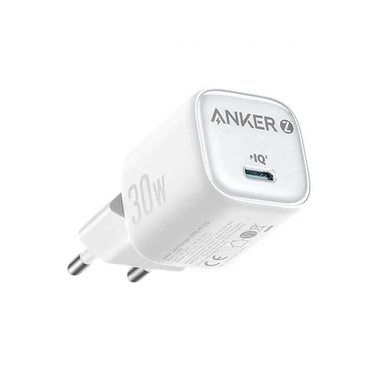 Anker Zolo 30W, Kompakt USB-C GaN Şarj Cihazı, Beyaz – A2698