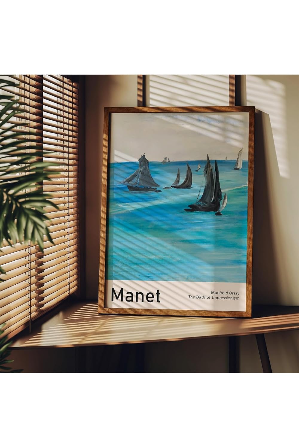 Fark Tanıtım Manet Çerçevesiz Poster, Modern Dekoratif Çerçevesiz Poster, Tablo, Manet, 40 x 50
