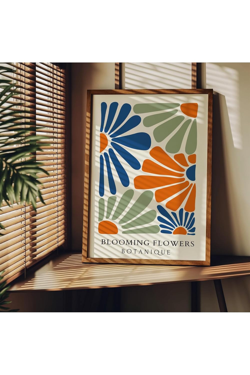 Fark Tanıtım Flower Gallery Çerçevesiz Poster, Modern Dekoratif Çerçevesiz Poster, Tablo, Flower, 40 x 50