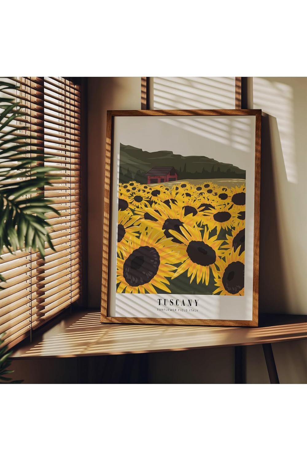 Fark Tanıtım Manzara Çerçevesiz Poster, Modern Dekoratif Çerçevesiz Poster, Tablo, Tuscany, 21 x 30