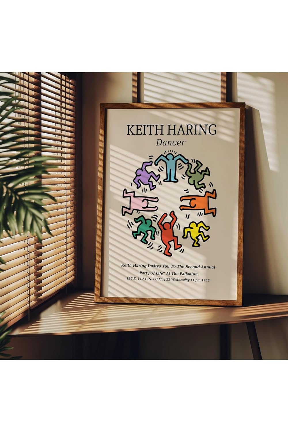 Fark Tanıtım Keith Haring Çerçevesiz Poster, Modern Dekoratif Çerçevesiz Poster, Tablo, KeithHaring, 21 x 30