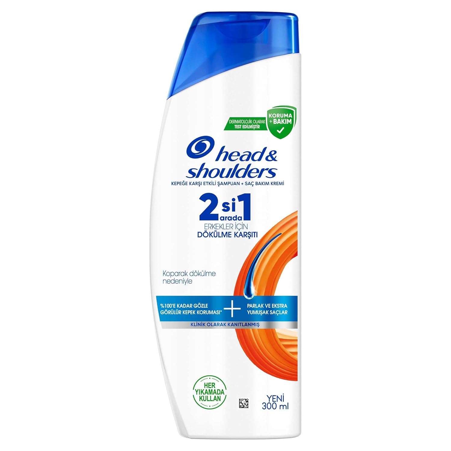 Head & Shoulders Erkeklere Özel Dökülme Karşıtı 2'si 1 Arada Kepeğe Karşı Etkili Şampuan 300ml
