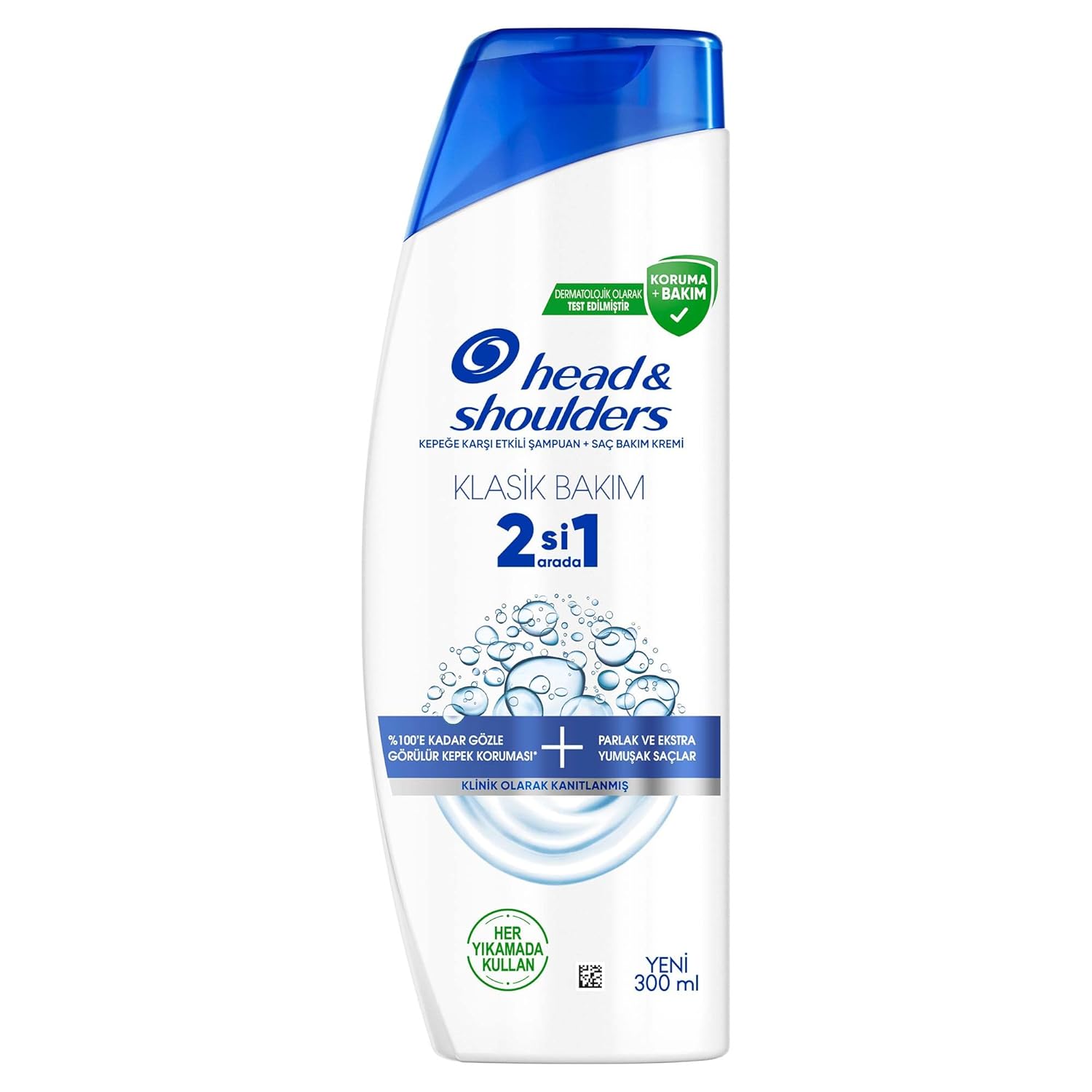 Head & Shoulders Klasik Bakım 2'si 1 Arada Kepeğe Karşı Etkili Şampuan 300ml