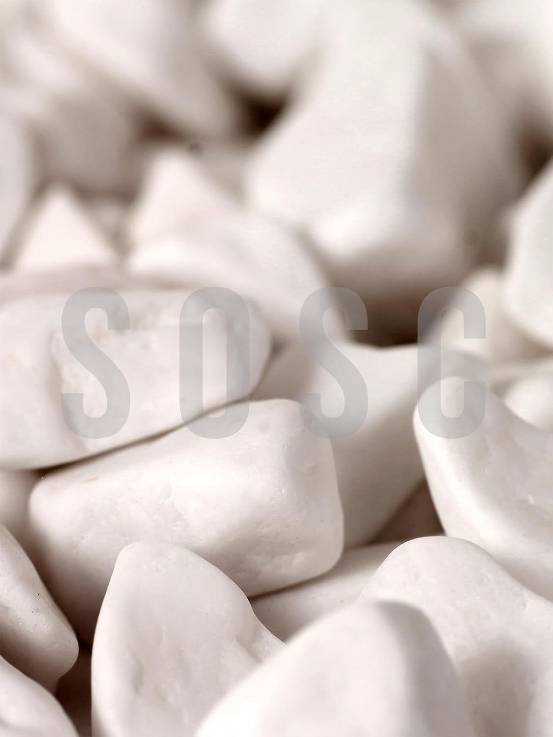 Beyaz Çakıl Taşı Dolomit taşı Bahçe süsü Akvaryum taşı Dere çakıl taşı 1-2 cm 1 Kg