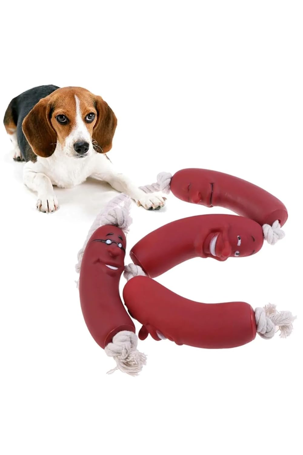 TİNEKE Sosis Köpekler İçin Oyuncak Köpek Oyuncağı