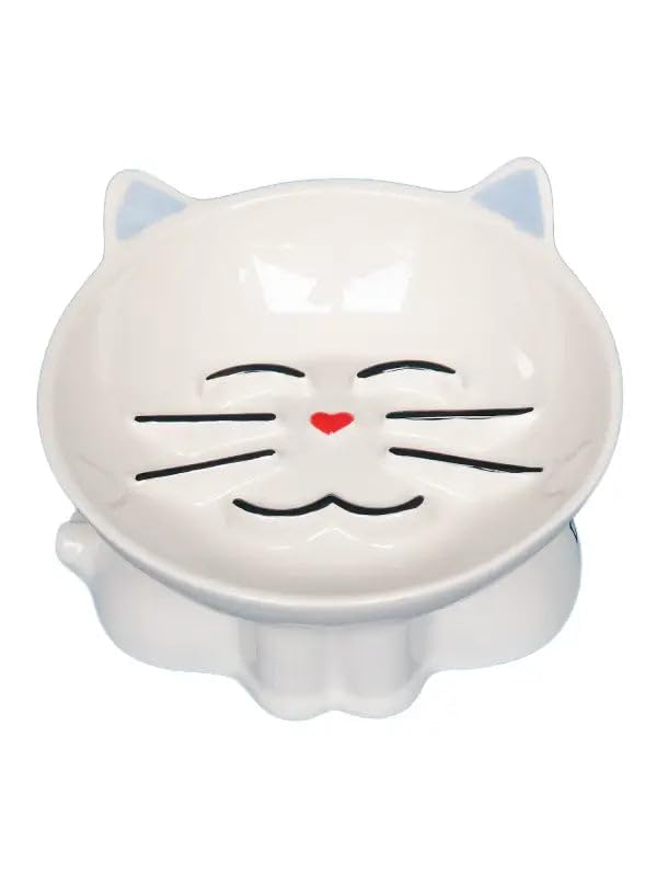 MeLove Porselen Yavaş Yeme Mama Kabı (Sky)