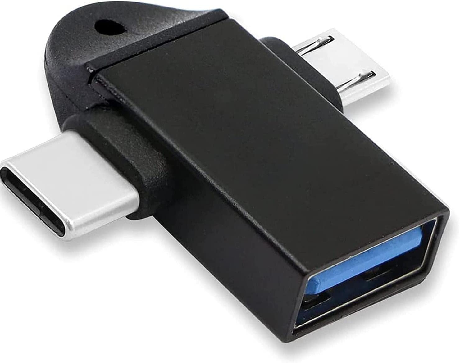 3'ü 1 Arada Micro USB Type-C OTG Dönüştürücü Adaptör Otg C Tipi Adaptör 2 In 1 Otg Mikro Usb Dönüştürücü Usb C 3.0 Flash Disk Fare Konektörü Akıllı Telefon Android Usb Tak Çalıştır 3 in 1