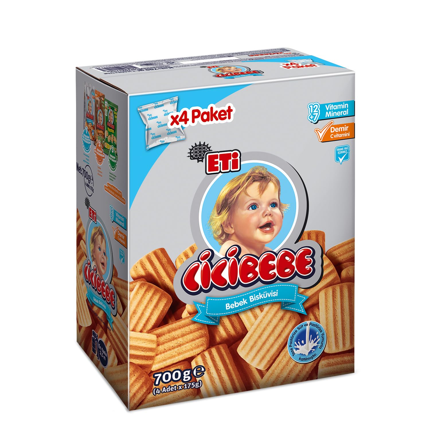 Eti Cicibebe Bisküvi 700 g x 1 Adet