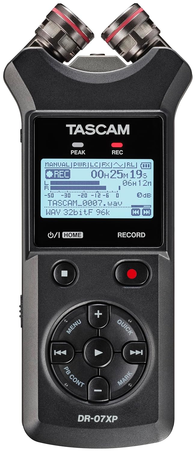 Tascam DR-07XP 32-Bit El Tipi Kayıtçı USB Ses Arabirimi