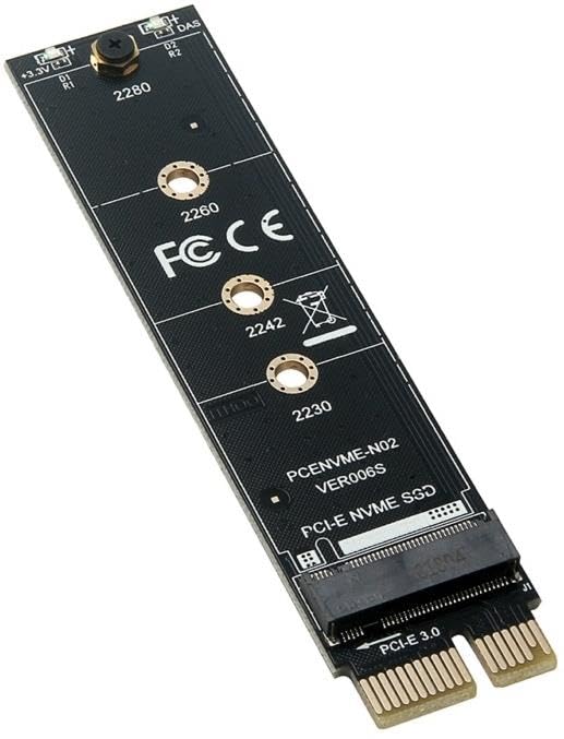 Lunatic 9143 M.2 Nvme Ssd Ngff To Pcie 3.0 X1 Adaptör PCIE ten PCI-E 3.0 1X destekli Yalnızca M.2 PCI-e M Key SSD'yi destekler, M.2 SATA B Key SSD'yi desteklemez. M Key Kart Çevirici Dönüştürücü