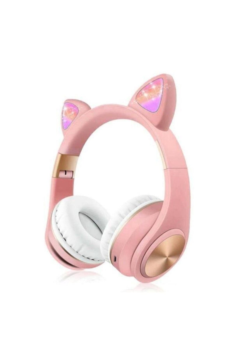 Teknosepetim S16 Kablosuz Bluetooth Kulak Üstü Kulaklık Pembe