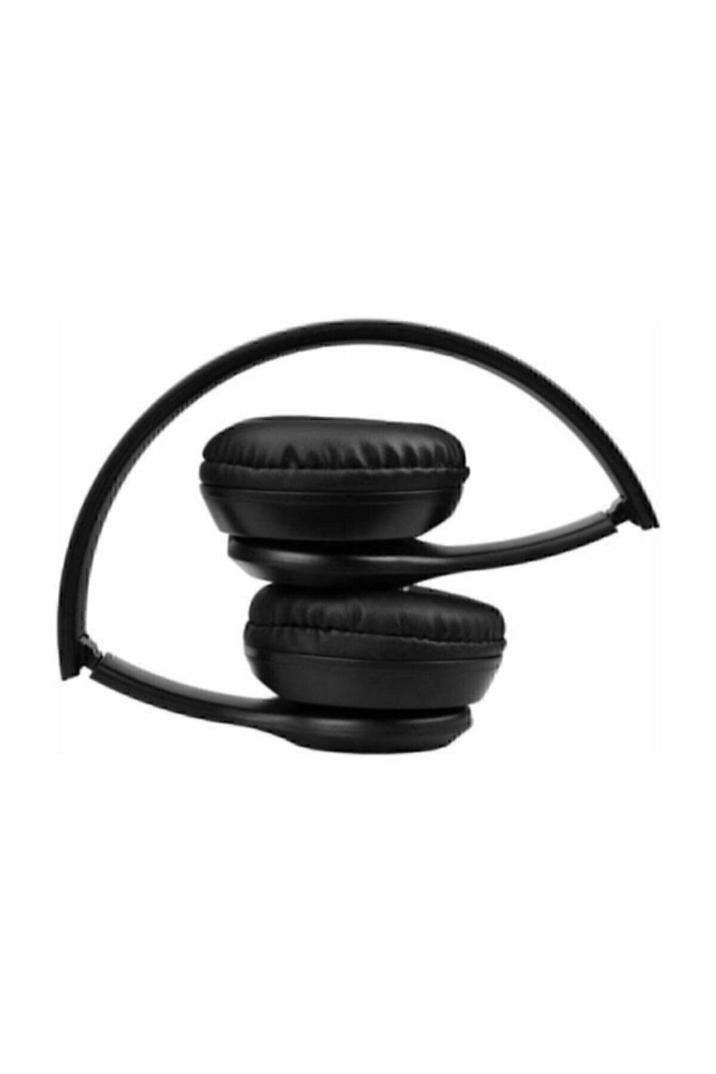Teknosepetim P47 Katlanabilir Bluetooth Sd Kart Kablosuz Kulaklık - Siyah Radiolu