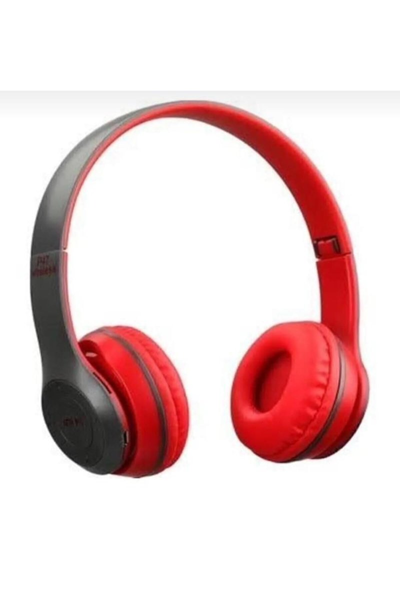 Teknosepetim P47 Bluetooth Kulaklık Wireless Kablosuz Kart Girişli Radyolu Aux, Nocolor-69A81B99