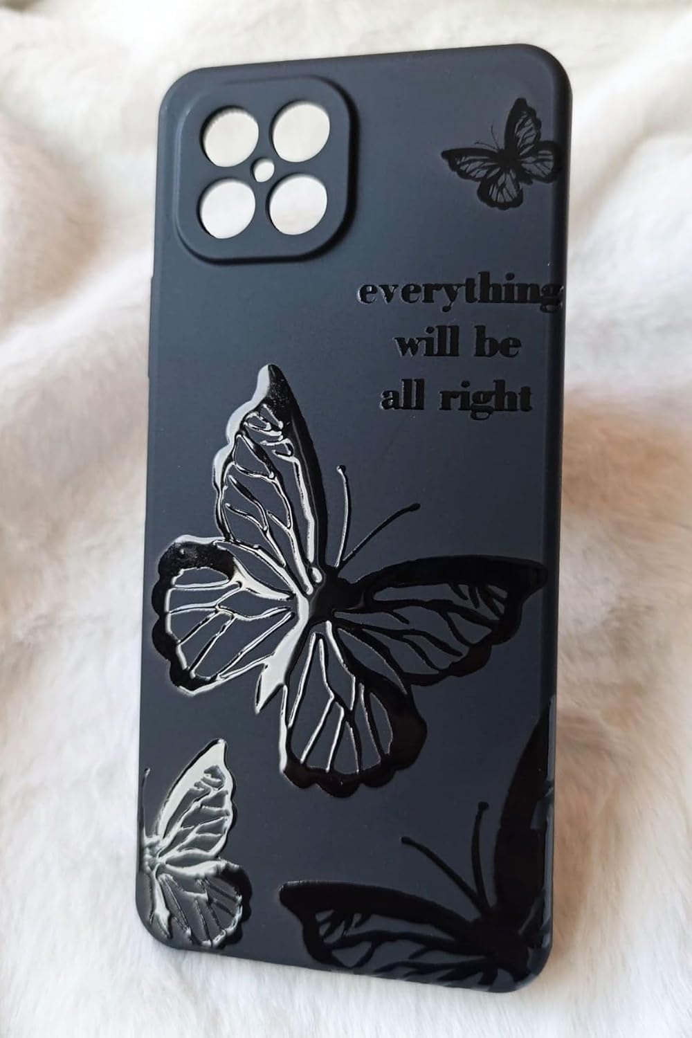 Omix X600 İçin Kapak LKL01 Özel Tasarım Laklı Desenli Kılıf Butterfly