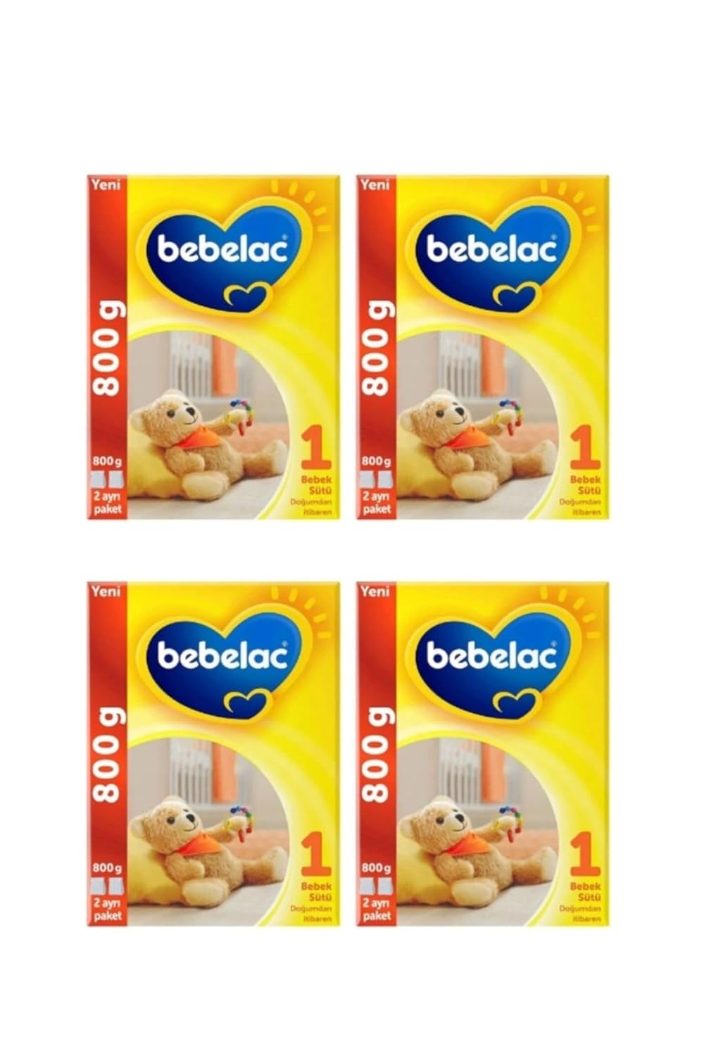 Bebelac 1 Bebek Sütü 0-6 Ay 800 gr X 4 Adet