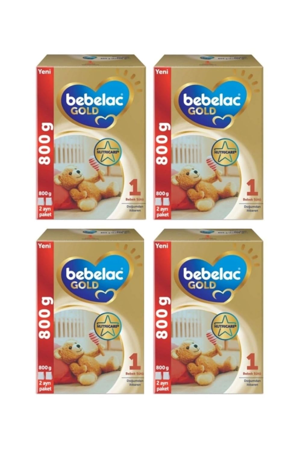 Bebelac Gold 1 Numara 800 gr x 4 Adet Avantaj Paketi