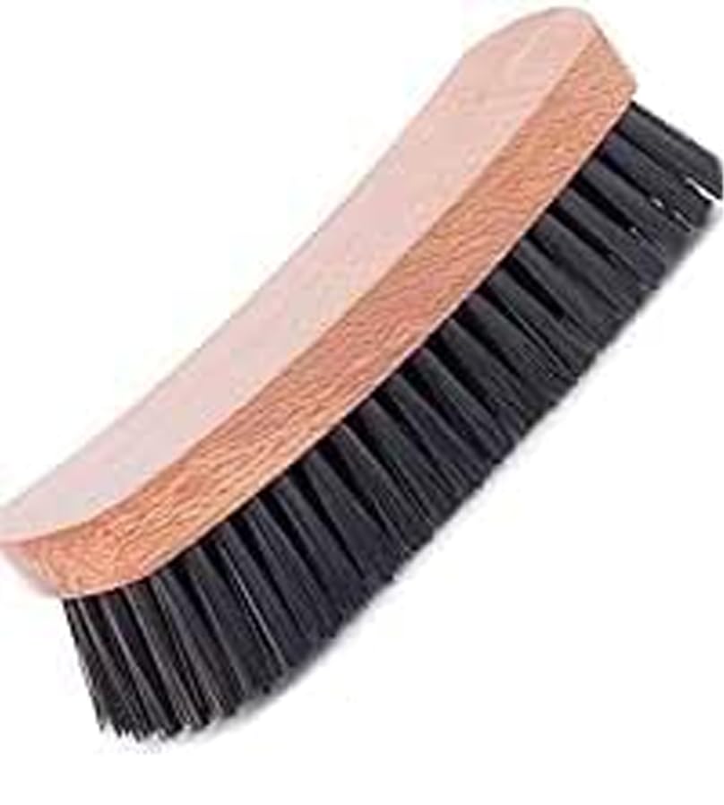 Nekuba AHŞAP Saplı 16 cm Kaliteli Siyah Tüylü Sert Ayakkabı Elbise Araba Koltuk Kumaş Temizlik Fırçası