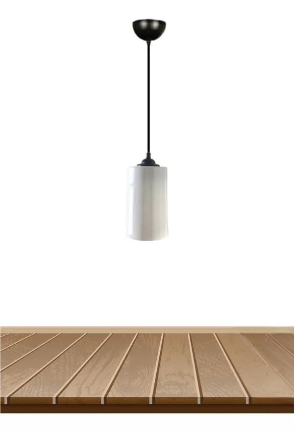 Rustik Akrilik Beyaz Mika Cam Banyo Mutfak Salon Sarkıt Avize (1 ADET)