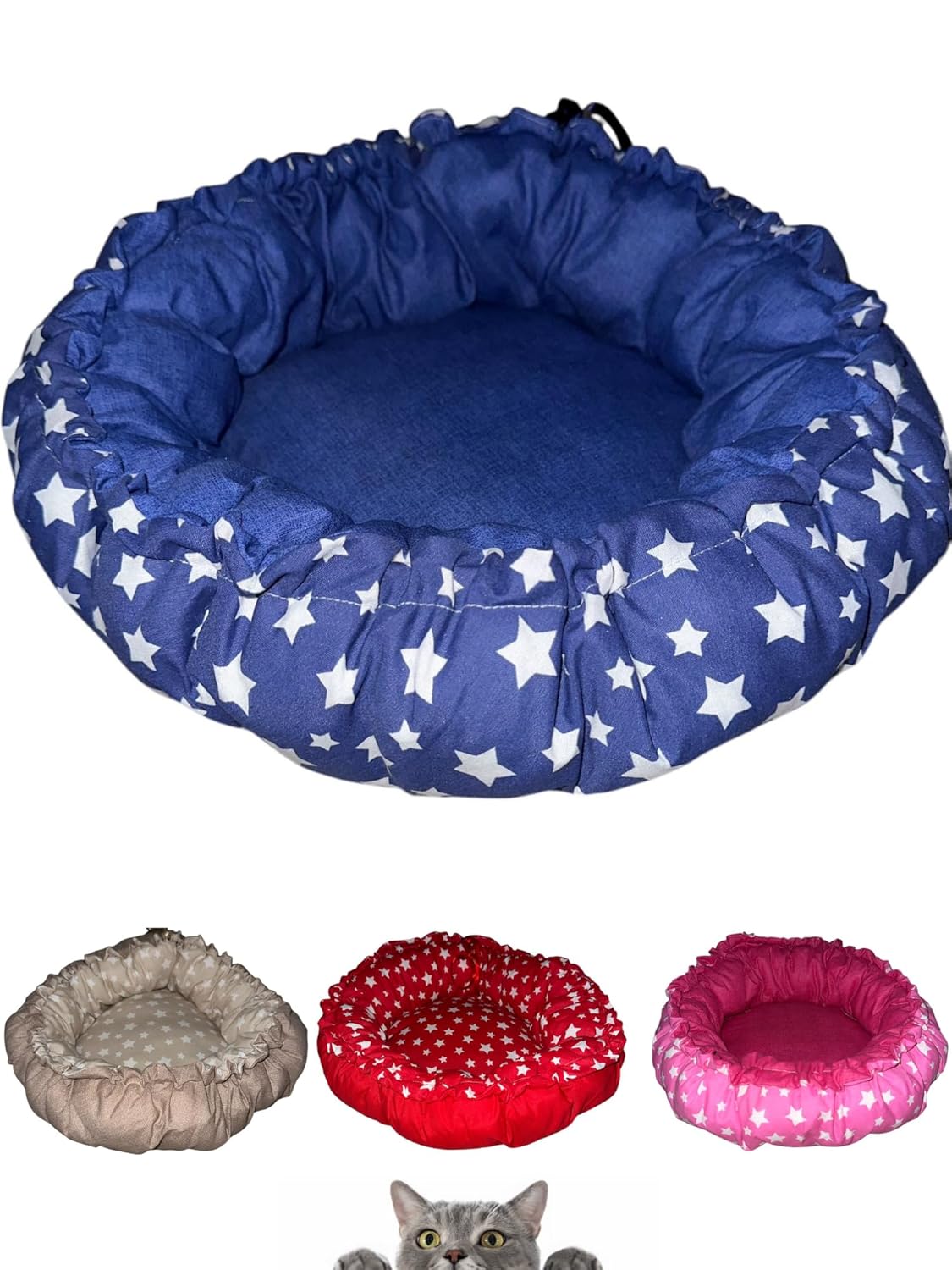 AEE® Yıkanabilir Çift Taraflı Ve Fonksiyonlu Kedi Yatağı Köpek Minderi (Karışık Renk)