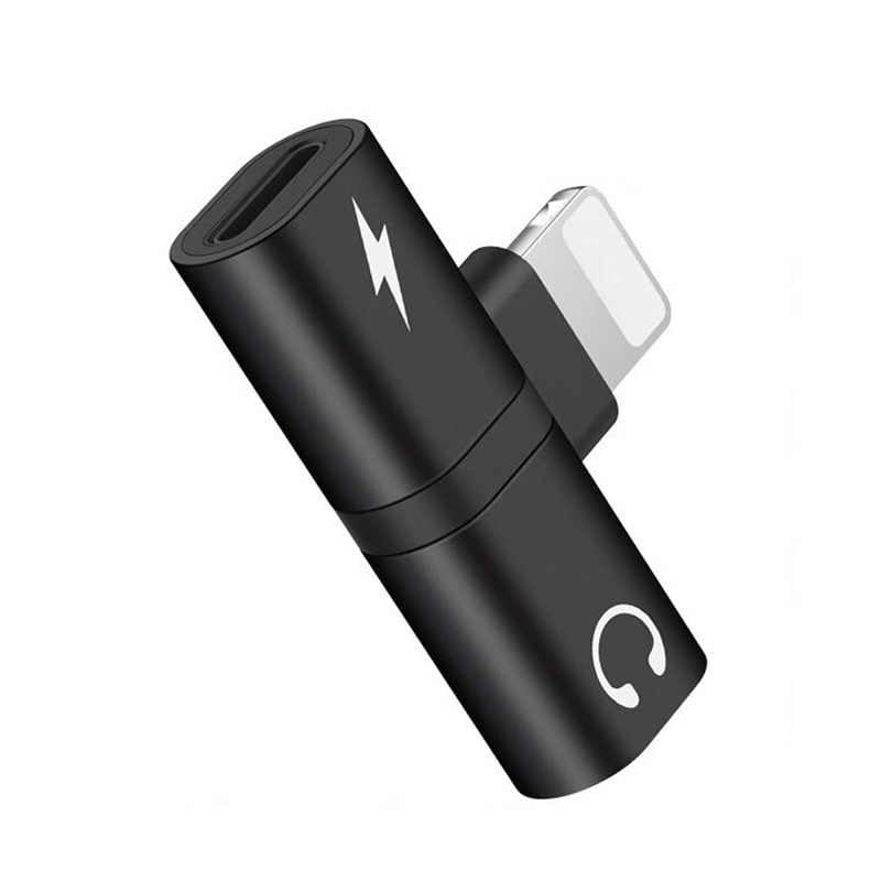Lightning Çoğaltıcı Adaptör - Aynı Anda Müzik ve Şarj - Lightning Uyumlu 2x Lightning Girişli Çözüm - Şık ve Dayanıklı Tasarım - Siyah