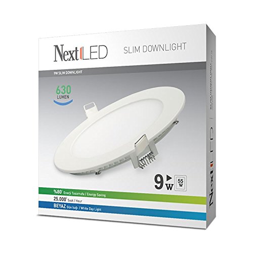 Byes Yuvarlak Beyaz Nemli Yer Led Aydınlatma