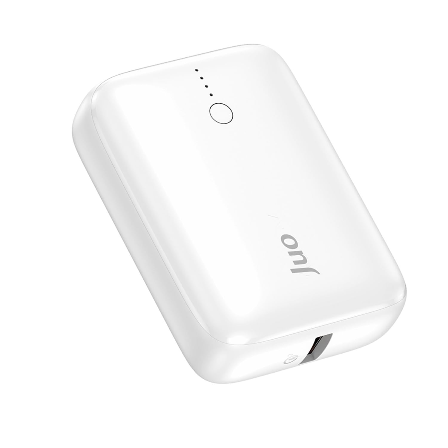 Juo 10000mAh 20W USB-A + USB-C Powerbank Taşınabilir Hızlı Şarj Cihazı Beyaz