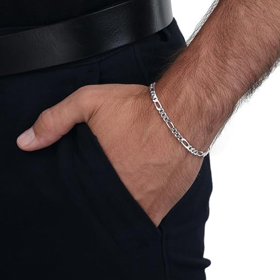 AEE® Erkek Kolye Bileklik Seti - Paslanmaz Çelik - 60cm 4mm - Şavin Kuşgözü Unisex Kadın Kolye Bileklik