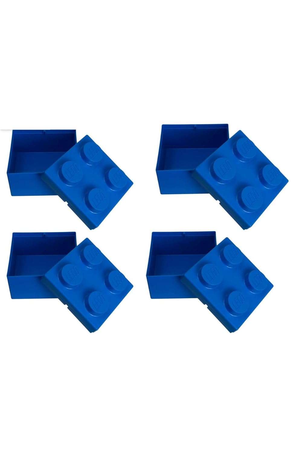 Lego Lego Iconic 853235 Saklama Kutusu Mavi (12,5 X 12,5 X 9) (4 Adet) 5701111125783