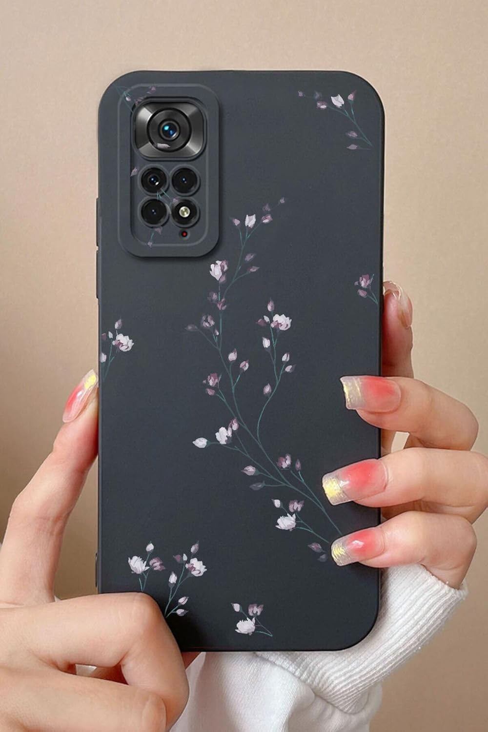 Xiaomi Redmi Note 12 Pro 4G İle Uyumlu Desenli Telefon Kılıfı PDNG01 Kapak Papatya