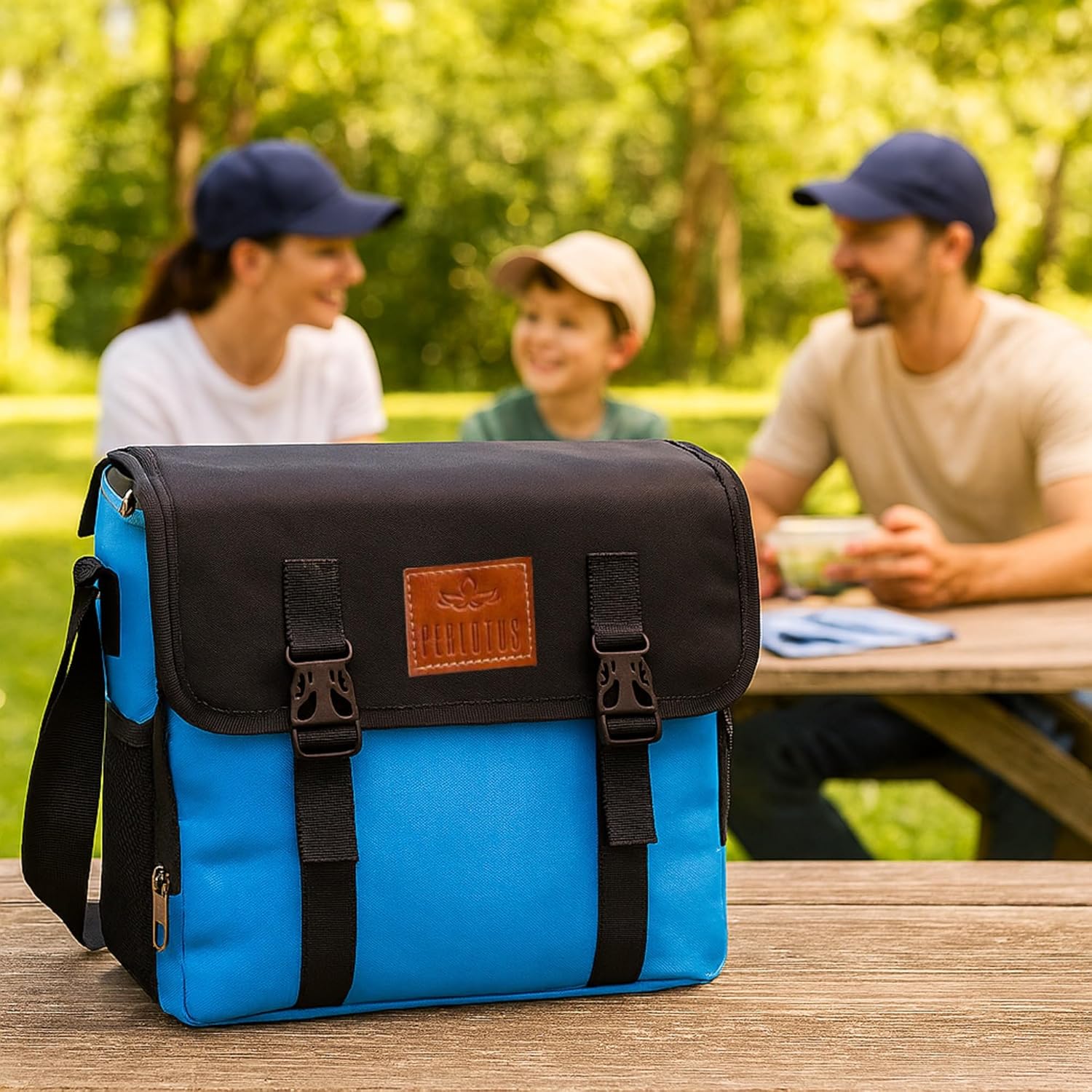 Perlotus Yalıtımlı Termos Piknik Kamp Çantası Büyük Boy 16 Lt Su Geçirmez