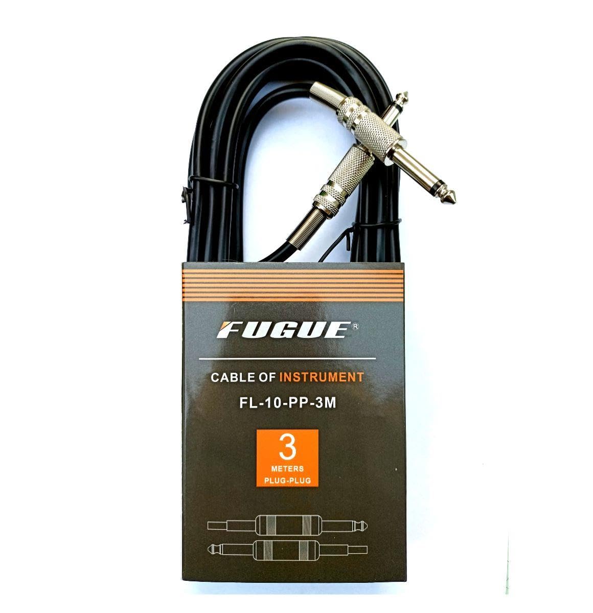 FL-10 Enstrüman Kablosu 3 Metre Gitar Kablo FUGUE