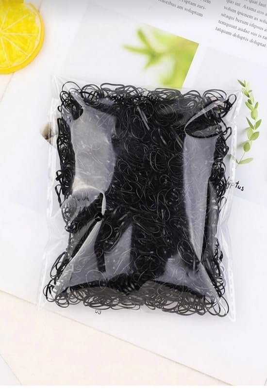 1000 Adet Siyah Saç Örgü LastiğiToka Seti Lastik Toka Seti, Lastik Toka Seti, Toka Organizer, Toka, Kız Çocuk Toka, Toka Organizer