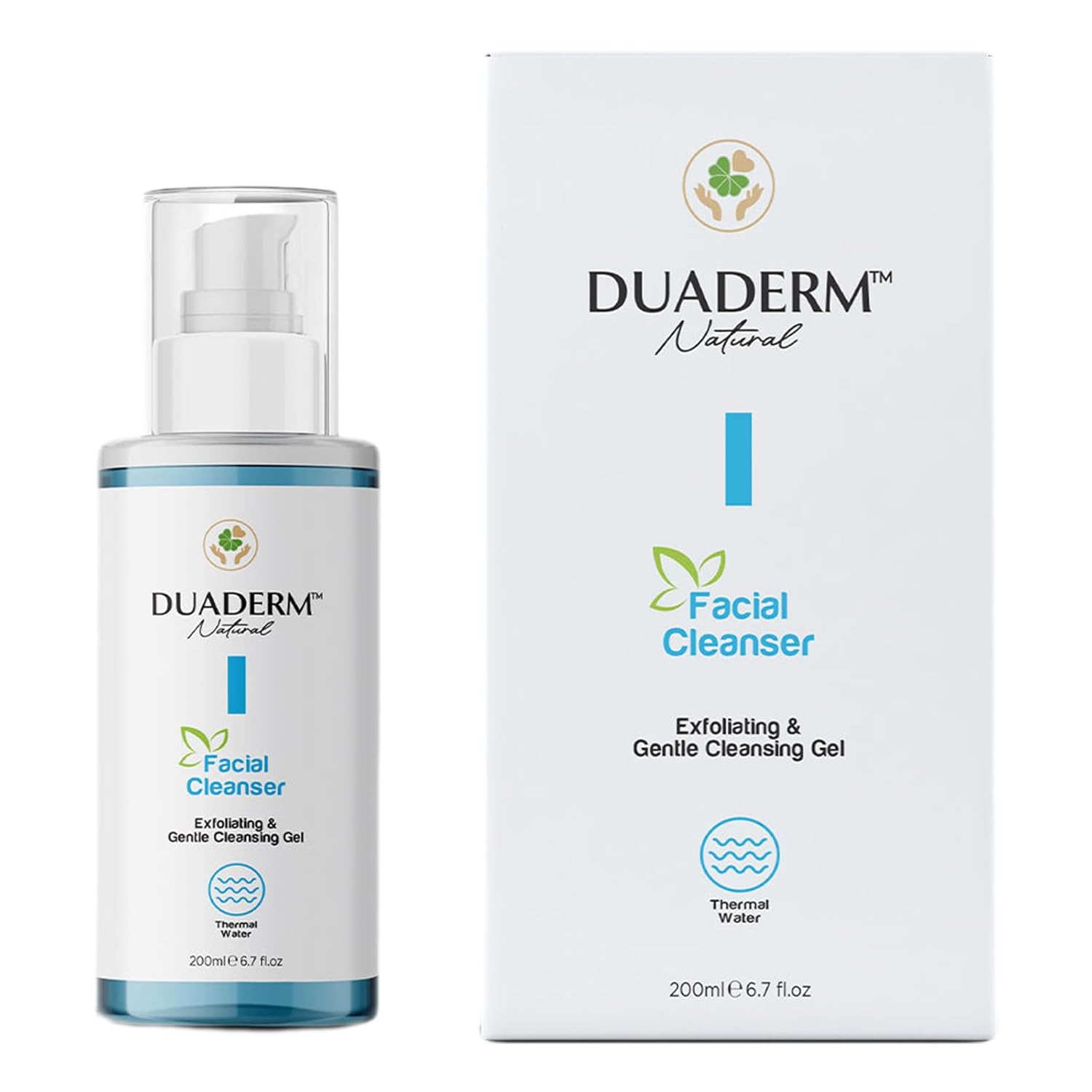 Duaderm Yüz Temizleme Jeli - Arındırıcı & Yatıştırıcı 200 ml - Besleyici & Nemlendirici