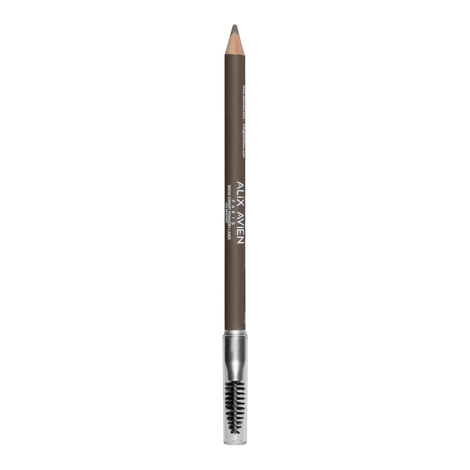 ALIX AVIEN Fırçalı Yumuşak Uçlu Belirginleştirici Kahverengi Kaş Kalemi-eyebrow Expert Powdery Liner 103 Brown
