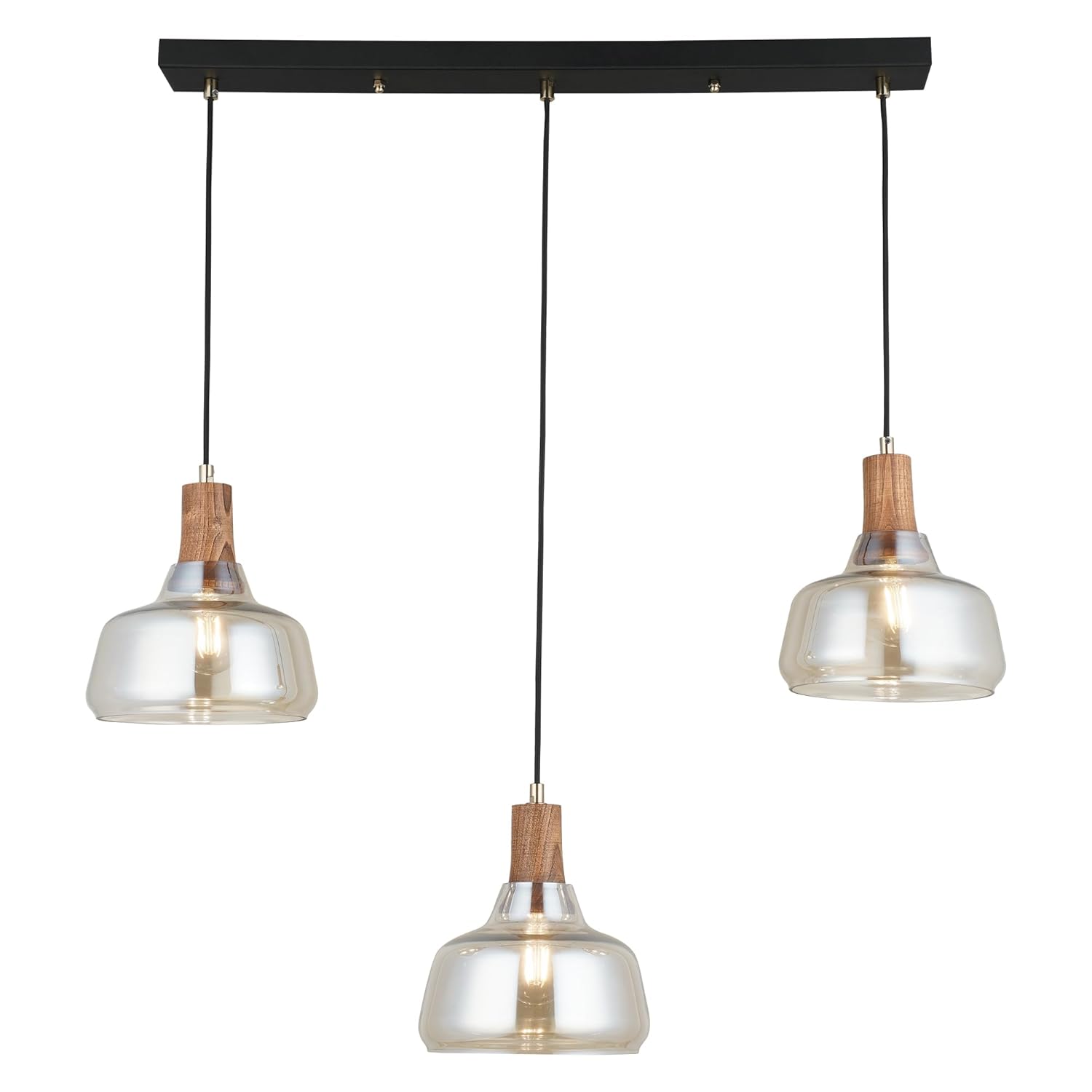 Lucea Zen 3’lü Antik Lak Sıralı Avize