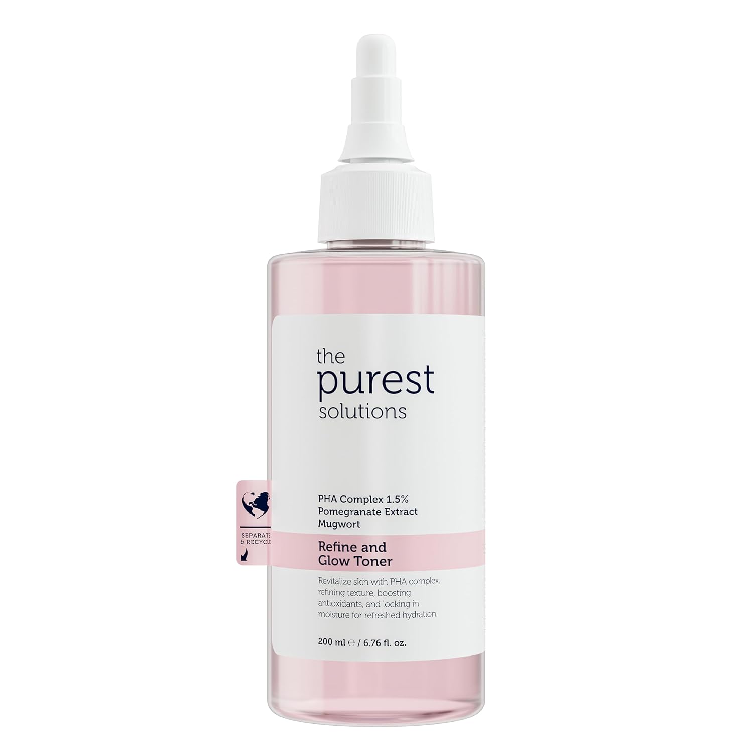 The Purest Solutions Hassas Ciltler İçin Arındırıcı ve Aydınlatıcı PHA Pembe Tonik