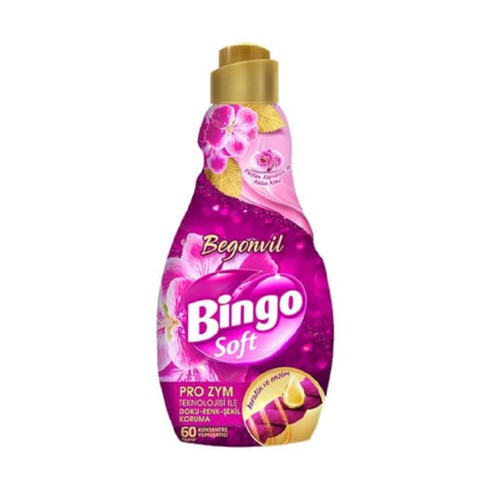 Bingo Soft Çamaşır Yumuşatıcısı, 1440 ml, Begonvil