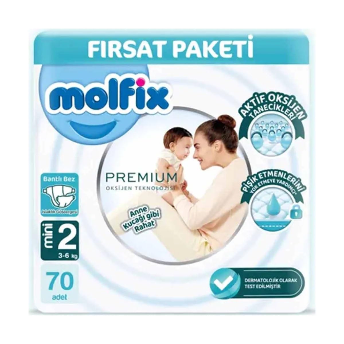 Molfix Oks Mini 70'li Bebek Bezi