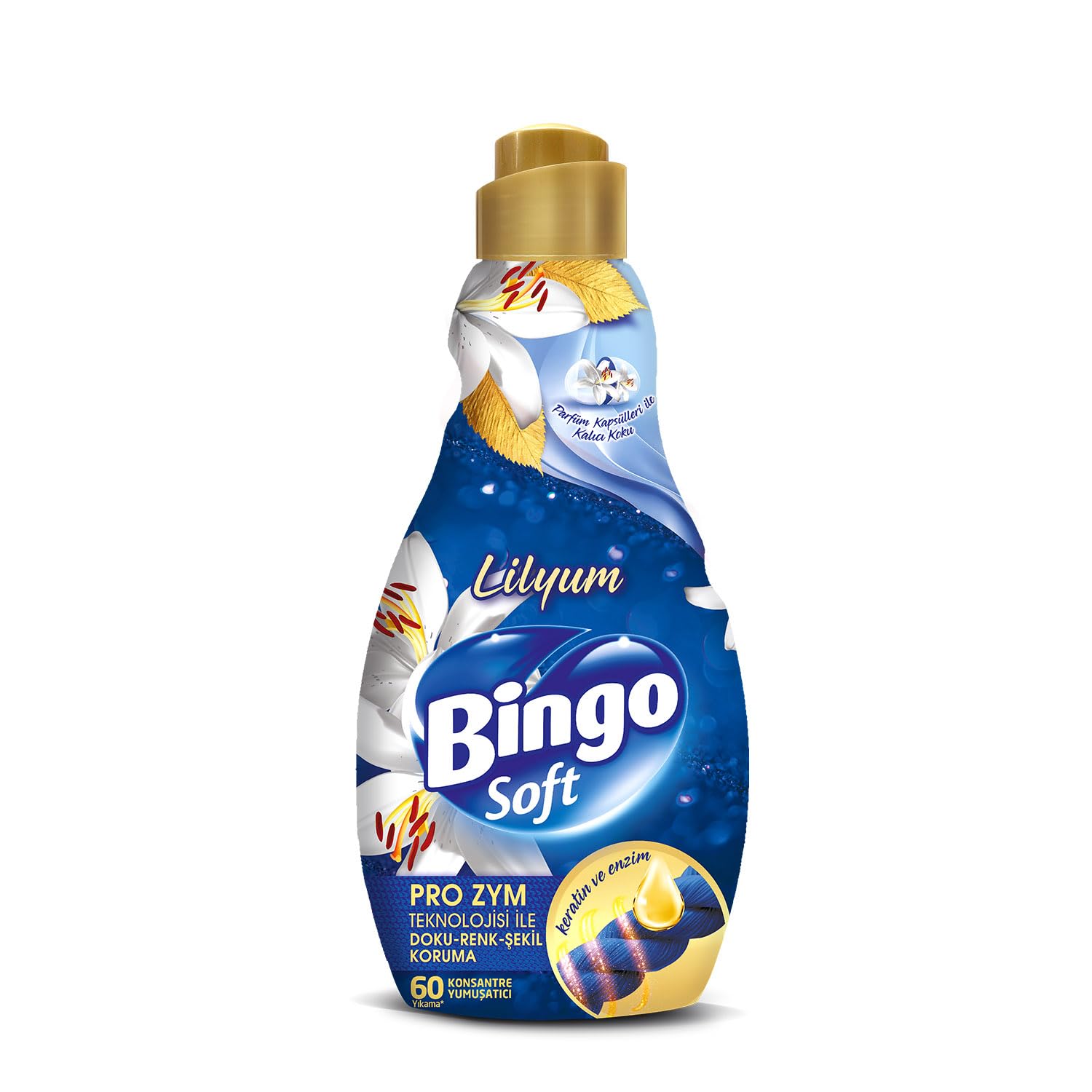 Bingo Soft Çamaşır Yumuşatıcısı, 1440 ml, Lilyum