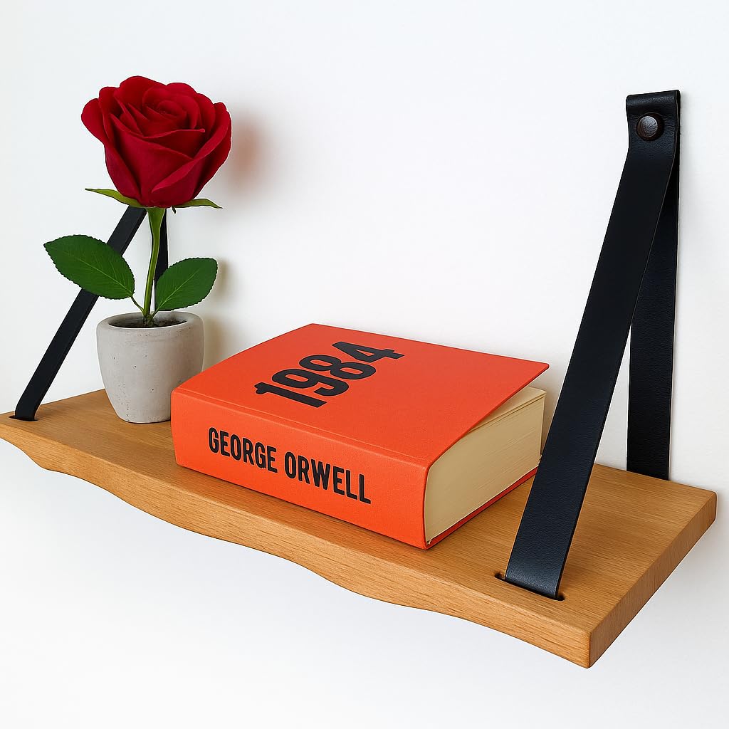 pratikoutdoor Duvar Rafı, Dekoratif Duvar Rafı, Masif Kayın Modern Duvar Rafı - 69 cm