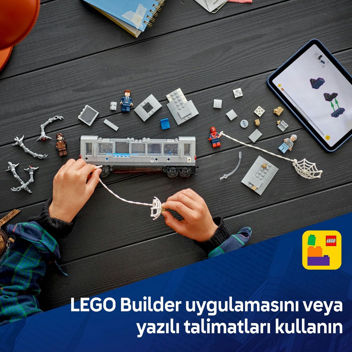 LEGO ǀ Marvel Örümcek Adam ile Doktor Oktopus Metro Sahnesi 76321