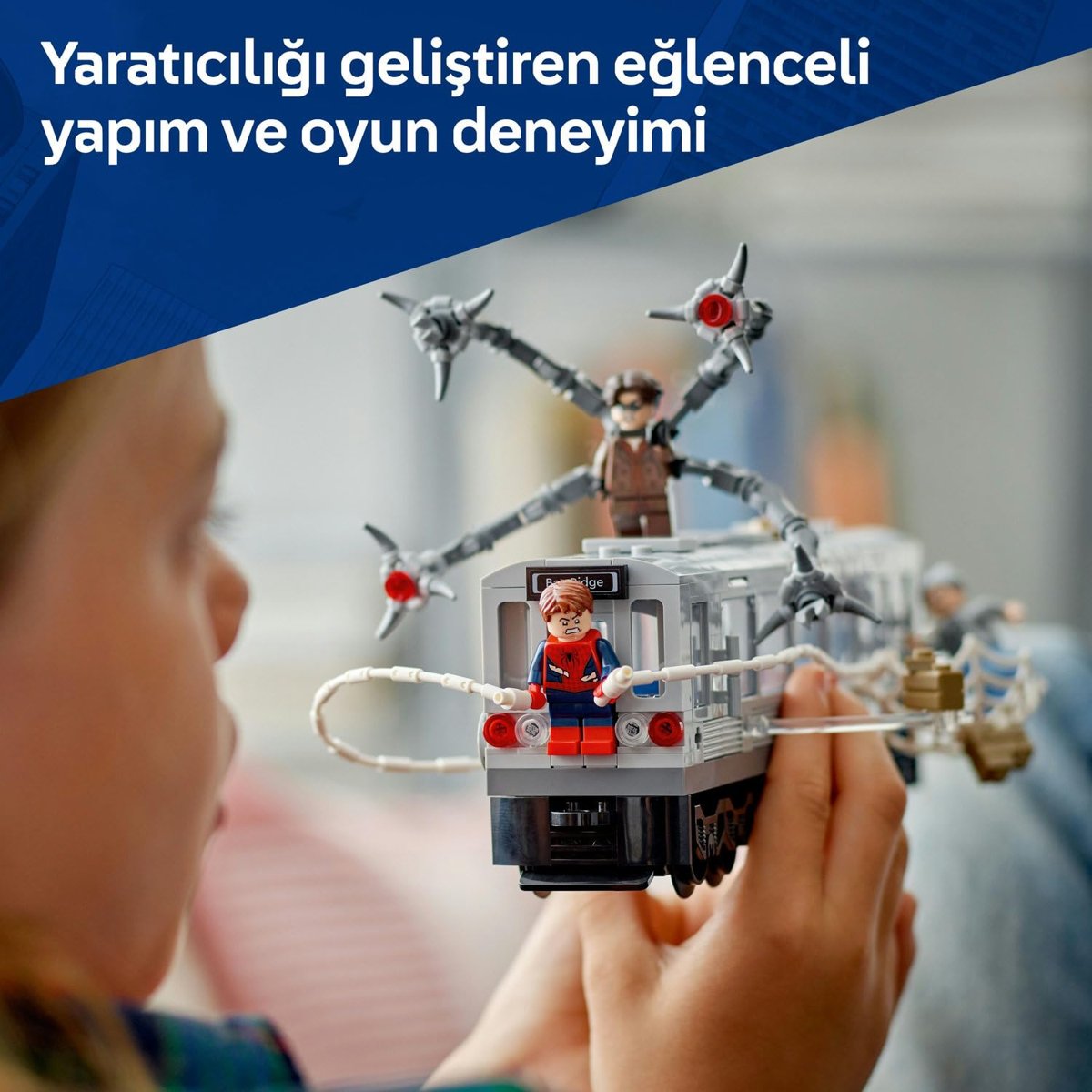 LEGO ǀ Marvel Örümcek Adam ile Doktor Oktopus Metro Sahnesi 76321