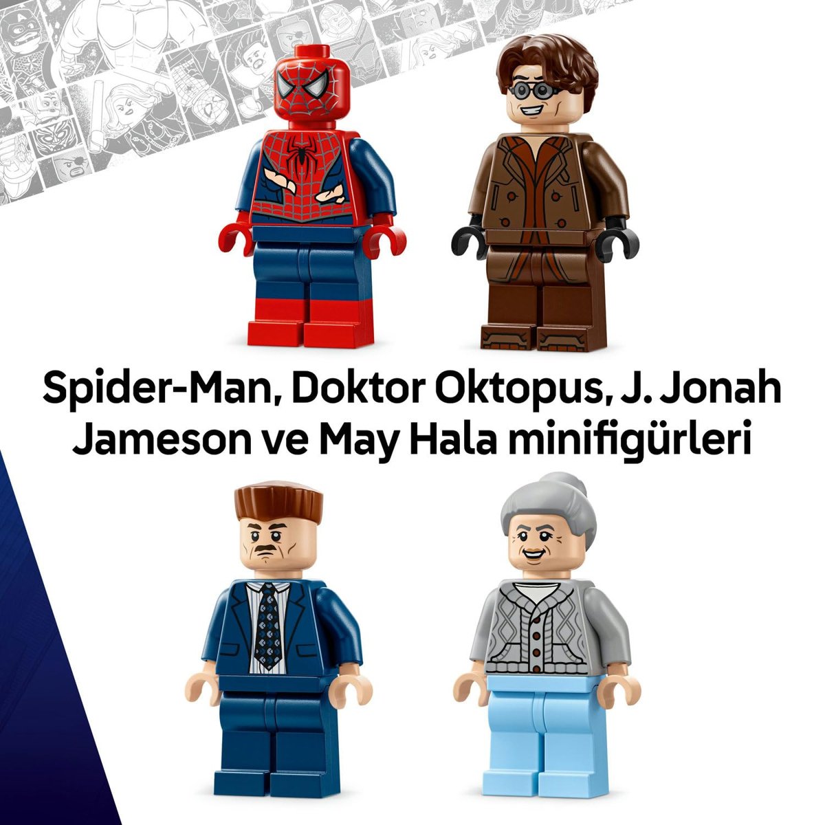 LEGO ǀ Marvel Örümcek Adam ile Doktor Oktopus Metro Sahnesi 76321