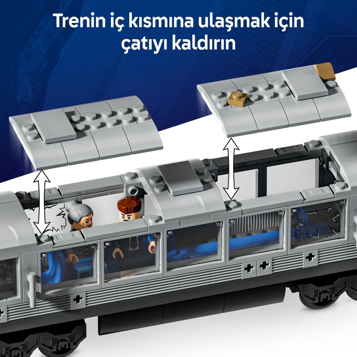 LEGO ǀ Marvel Örümcek Adam ile Doktor Oktopus Metro Sahnesi 76321