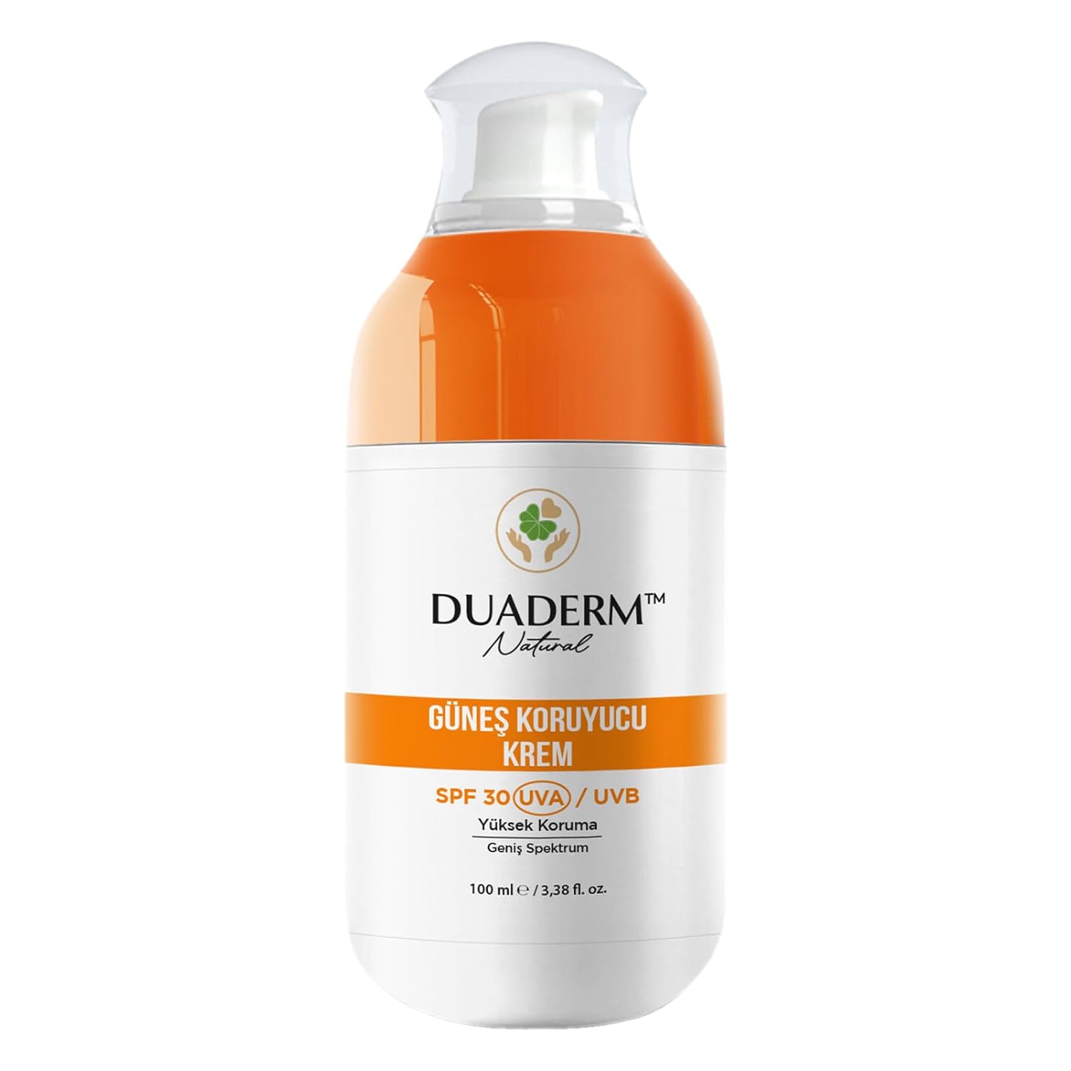 Duaderm Filtreli Yüz ve Vücut Güneş Kremi SPF30, UVA/UVB Korumalı, 100ml