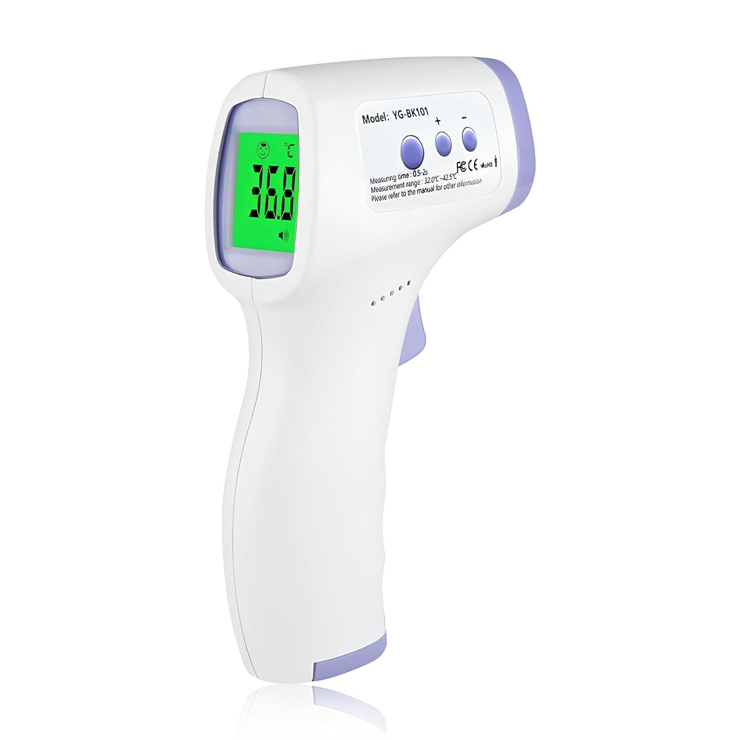 AEE® Dijital Temassız Ateş Ölçer Termometre Tabanca Model Hafızalı Pilli Bebek Çocuk Kedi Köpek Ortam Nesne Yemek Havuz