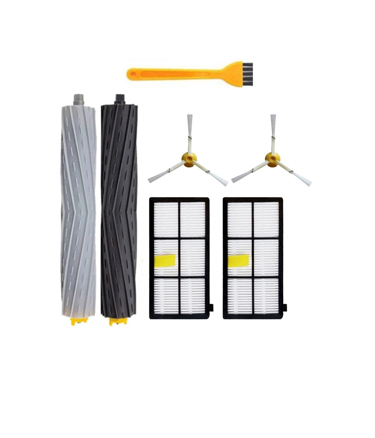 robotyedek 960 961 964 966 974 975 976 980 981 iRobot Roomba ile Uyumlu Yedek Yenileme Seti 7 Parça